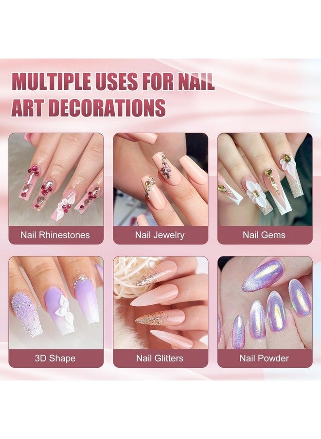 MEKK Rhinestone Glue For Nails, 1Pcs 15G Super Strong Gel Nail Glue For Rhinestones No Wipe Nail Rhinestone Glue For 3D Nails Crystals Beads Charms Diamonds Gems Cure Needed - Image 5