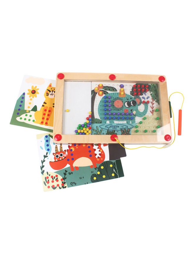 16 in 1 Wooden Driving Board Puzzle With Magnetic Pen - Image 5