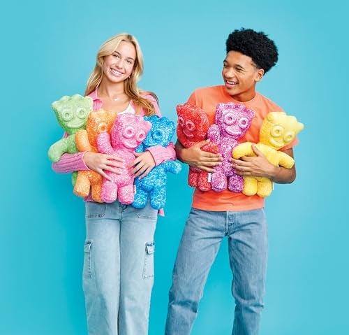 iscream Sour Patch Kids Embossed 8.5" x 6.25" Candy Character Mini Pillow, Blue - Image 3