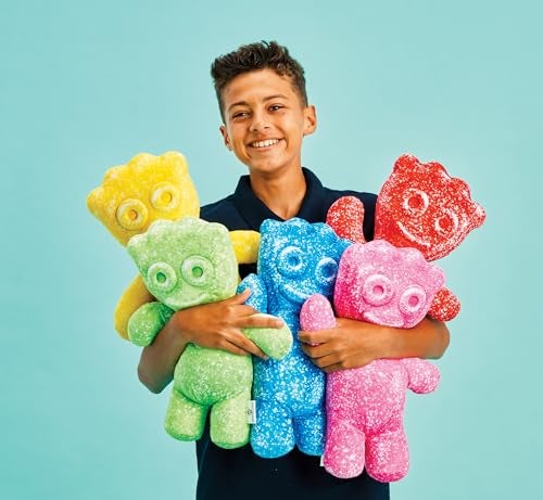 iscream Sour Patch Kids Embossed 8.5" x 6.25" Candy Character Mini Pillow, Blue - Image 4