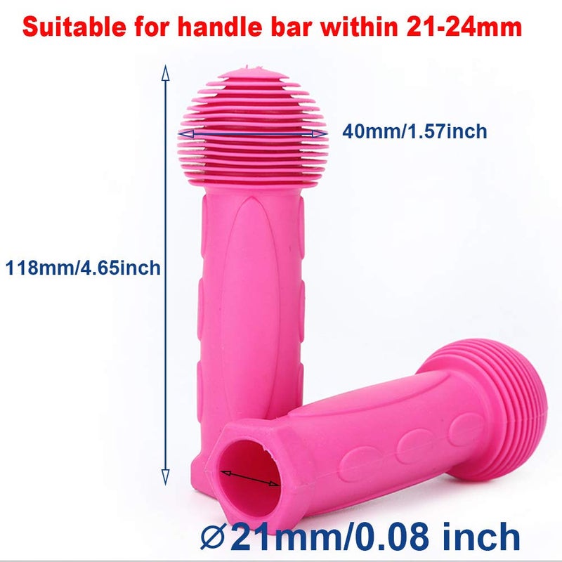 Otfaitp Scooter Grip Handlebar 1 Pair Bicycle Grip Fit For 2-3-4 Wheels Kid Kick Scooters Children Bike Drifting Scooter Swing Scooter - Image 3