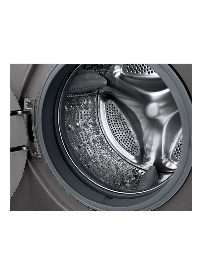 LG Front Load Washing Machine Chrome Knob 8 kg F4J3TMG5P Silver - Image 3