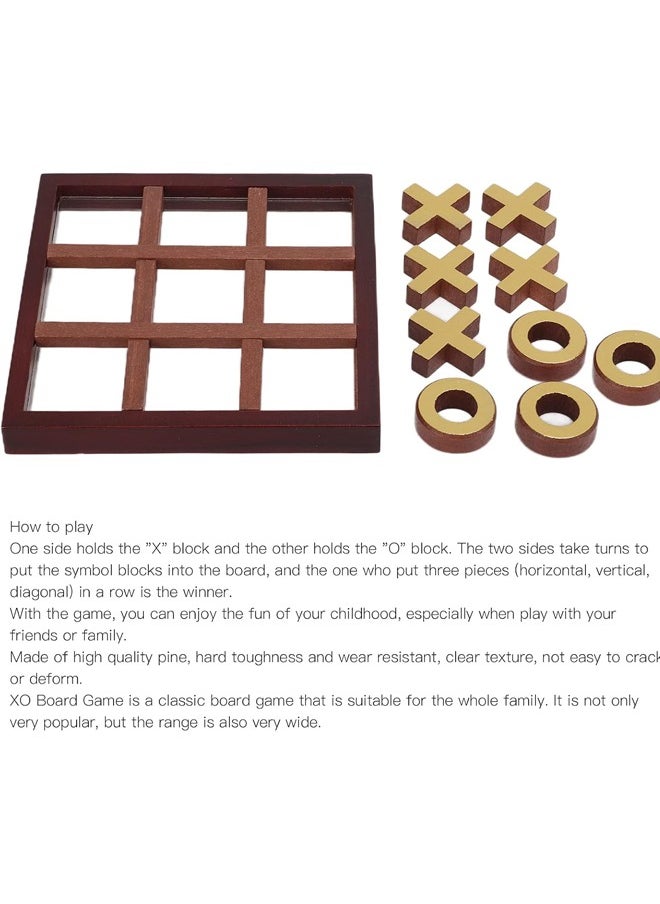 rocooart Popular Player Family Wooden Tea game made of pine woods and family X -ors  - Image 4