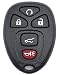 Grakest Replacement Key Fob Cover Fit for 2007 2008 20092016 Chevy GMC Pontiac Saturn Suzuki Cadillac Buick Keyless Entry Remote Key Case Button Pad Black 5 Buttons - Image 2