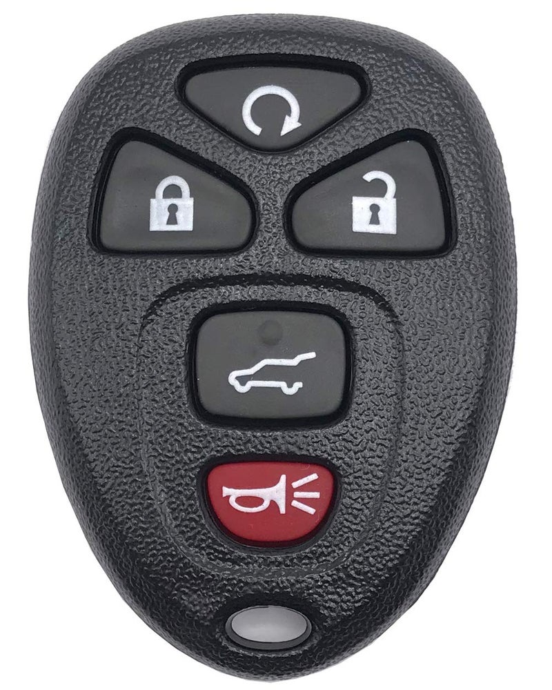 Grakest Replacement Key Fob Cover Fit for 2007 2008 20092016 Chevy GMC Pontiac Saturn Suzuki Cadillac Buick Keyless Entry Remote Key Case Button Pad Black 5 Buttons - Image 3
