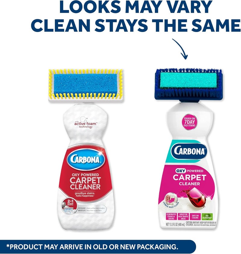 CARBONA Carpet Cleaner with Brush | Oxy-Powered Foam for Spot Stain Removal | 13.5 Fl Oz - Image 4