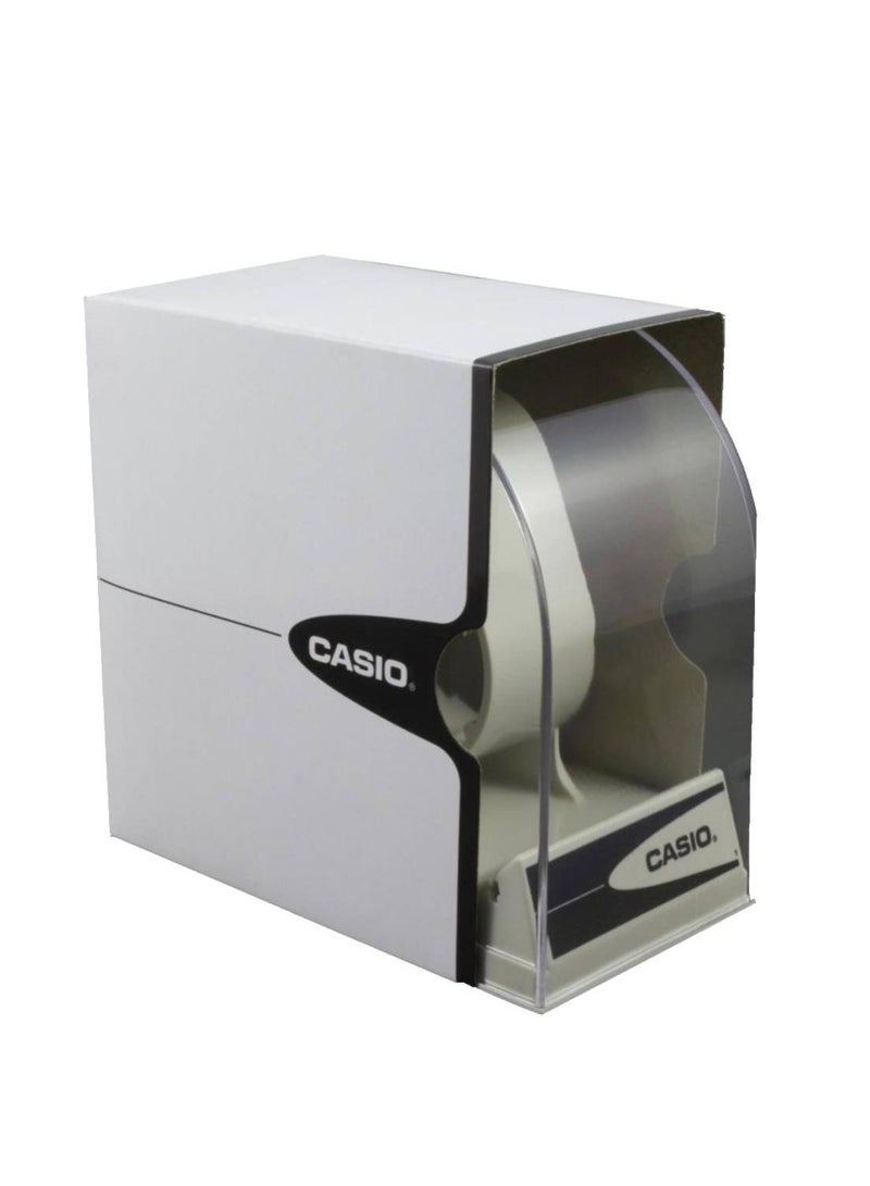 CASIO ساعة رجالية بسوار من القماش التناظري القياسي بمينا أصفر كوارتز MW-240B-3BV - Image 3