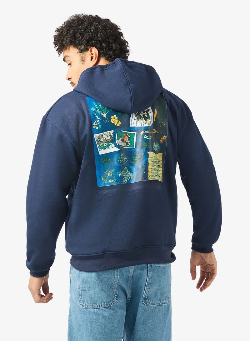 سفنتي فايف هودي بطبعة جرافيك