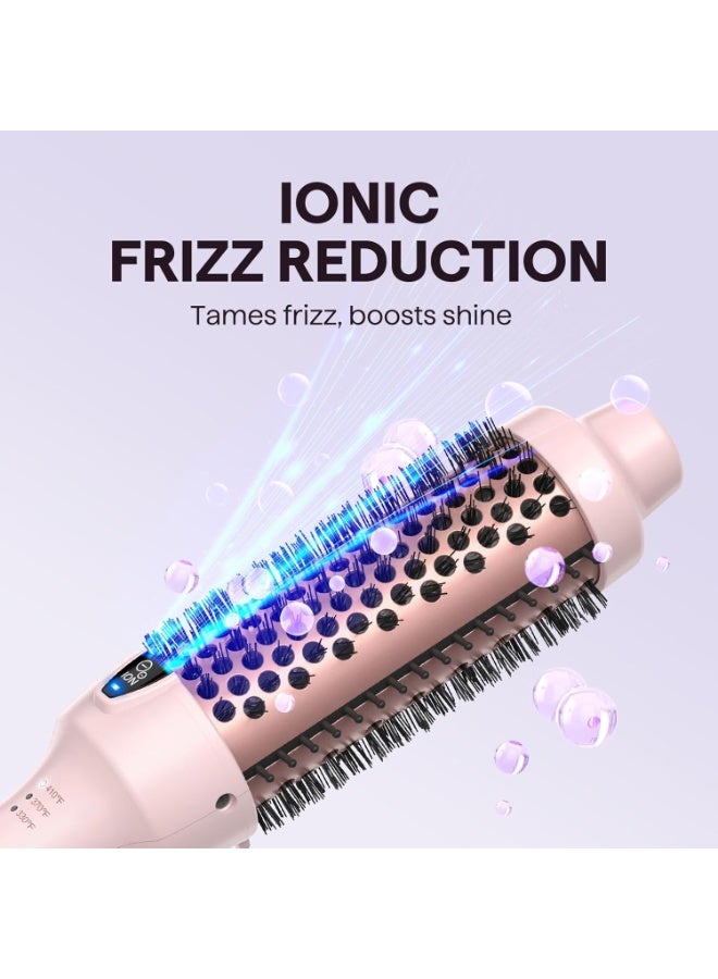 Wavytalk Thermal Brush, 1.5 Inch Negative Ion Thermal Round Brush Creates Salon-quality Blowouts, lonic Frizz Reduction Makes Hair Shinier & Smoother (Millennial Pink) - Image 3