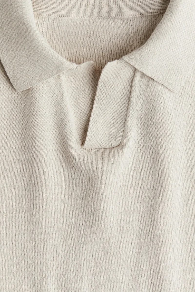 اتش اند ام كنزة بولو محبوكة بدقة