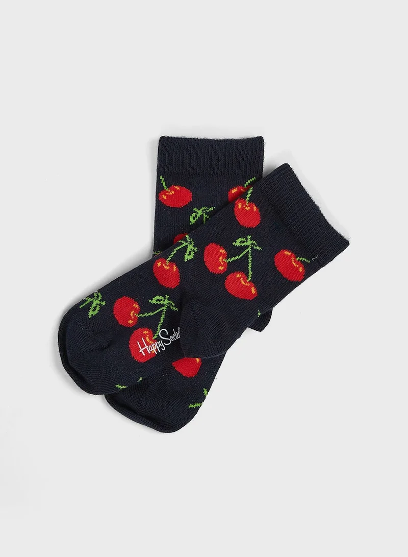 Happy Socks Kids 4 Pack Classic Crew Socks