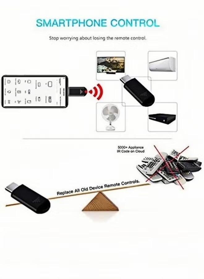 Universal Smartphone IR Remote – Type-C Adapter for TV, AC, and Smart Devices - Image 5