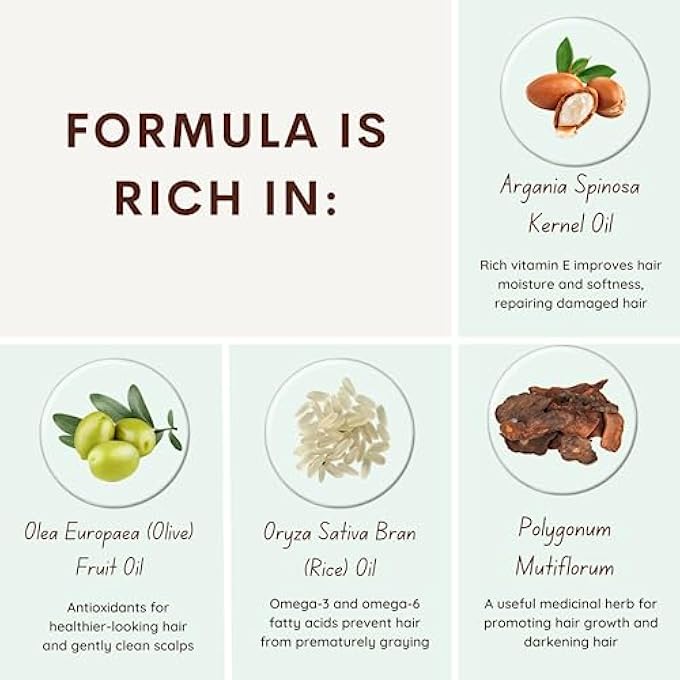 KILOMETS DARK BROWN HAIR COLOR SHAMPOO 400ML - PACK 2-100% GREY COVERAGE IN MINUTES- AMMONIA FREE HAIR COLOR SHAMPOO- INSTANT COLORING AT HOME GIFT FOR HER FOR HIM - Image 2