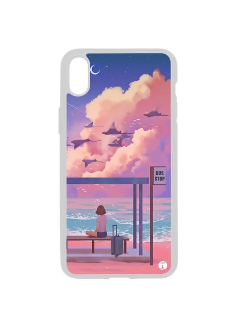 PRINTED Phone Cover FOR IPHONE XS MAX Stingray Bus Stop Drawing