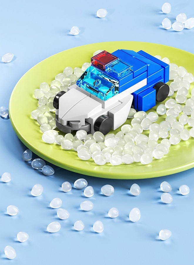 835PCS - 30 Models Building Brick Sets, Fire Truck Building Set - City Police Car Building Toys - Engineering Cars Building Brick Sets - Car Army Tank Toys, 3D Boys and Girls Mini Building Toys for - Image 4