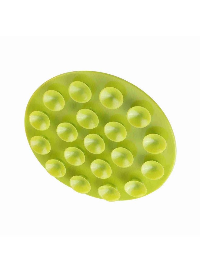 GLOGLOW (Pack of 1) Children's Tableware Sucker Baby Kids Magic Suction Mat Portable Double-Sided Suckers Anti-Slip Plate Bowl Cutlery Placemat(Green) - Image 1