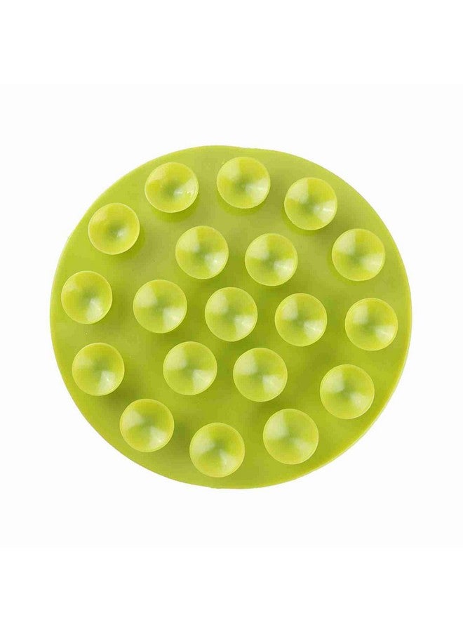 GLOGLOW (Pack of 1) Children's Tableware Sucker Baby Kids Magic Suction Mat Portable Double-Sided Suckers Anti-Slip Plate Bowl Cutlery Placemat(Green) - Image 2