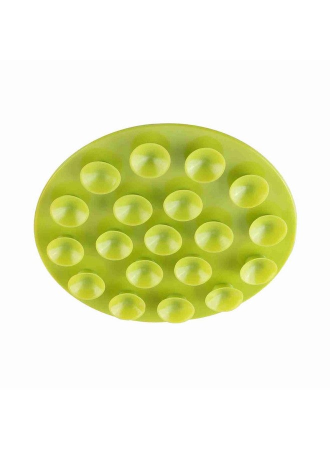 GLOGLOW (Pack of 1) Children's Tableware Sucker Baby Kids Magic Suction Mat Portable Double-Sided Suckers Anti-Slip Plate Bowl Cutlery Placemat(Green) - Image 3