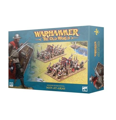 Warhammer Games Workshop The Old World Kingdom of Bretonnia Men at Arms - Image 1