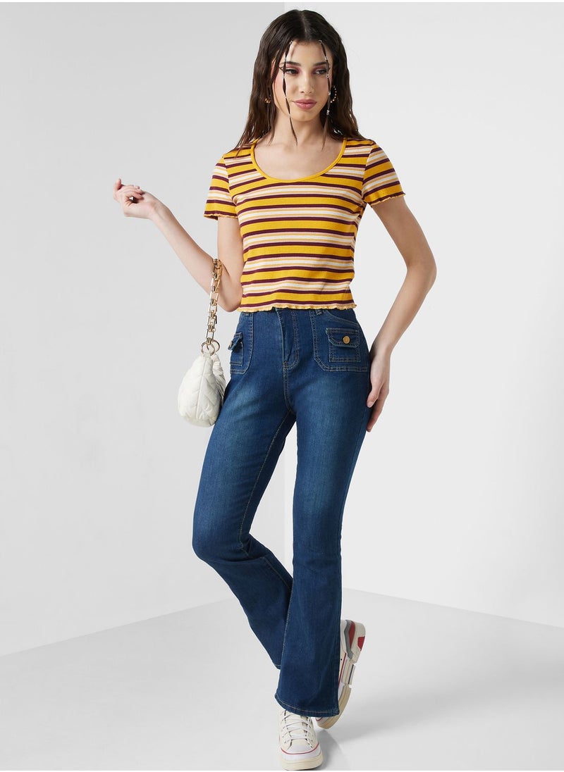 Ginger - Urban Minx High Waist Straight Leg Jeans - Image 1