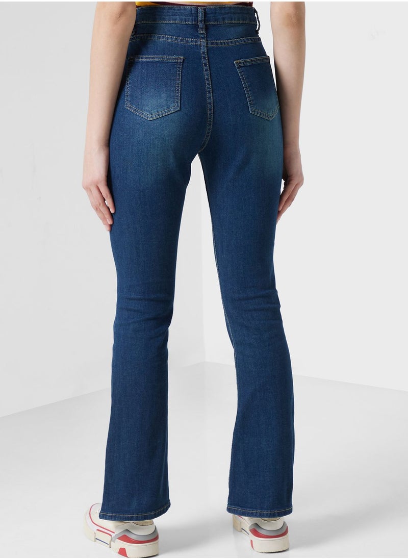 Ginger - Urban Minx High Waist Straight Leg Jeans - Image 1