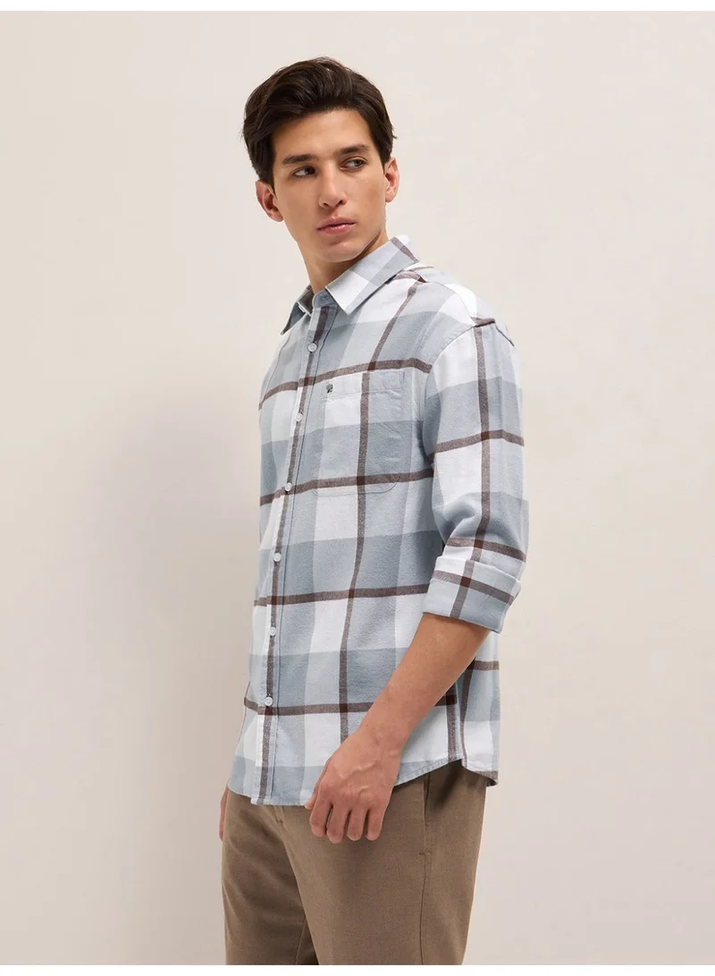 The Bear House  Men’s Long Sleeve Shirt – Classic, Comfortable and Stylish Essential for Work, Travel or Casual Outings for Men | Best Price UAE