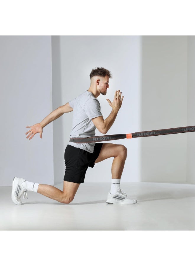 FLEXVIT Resist Band - Fitness Bands for Effective Full Body Workout, HIT, Coordination, Stabilisation and Bounce, 4 Strengths, Beginners and Professionals - Image 3