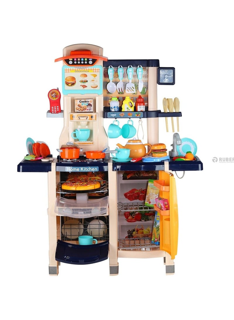 مطبخ لعبة اطفال مع ادوات صوت وضوء - MJL-89 - Image 2