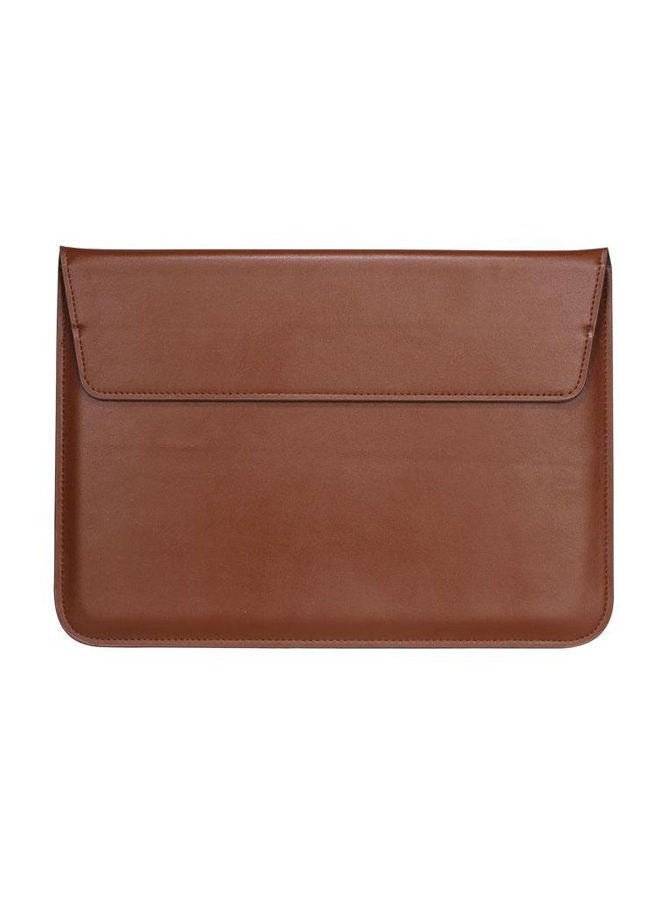 NIBEMINENT Slim Sleeve Case Cover For Apple MacBook Pro 13.3-Inch Brown - Image 2