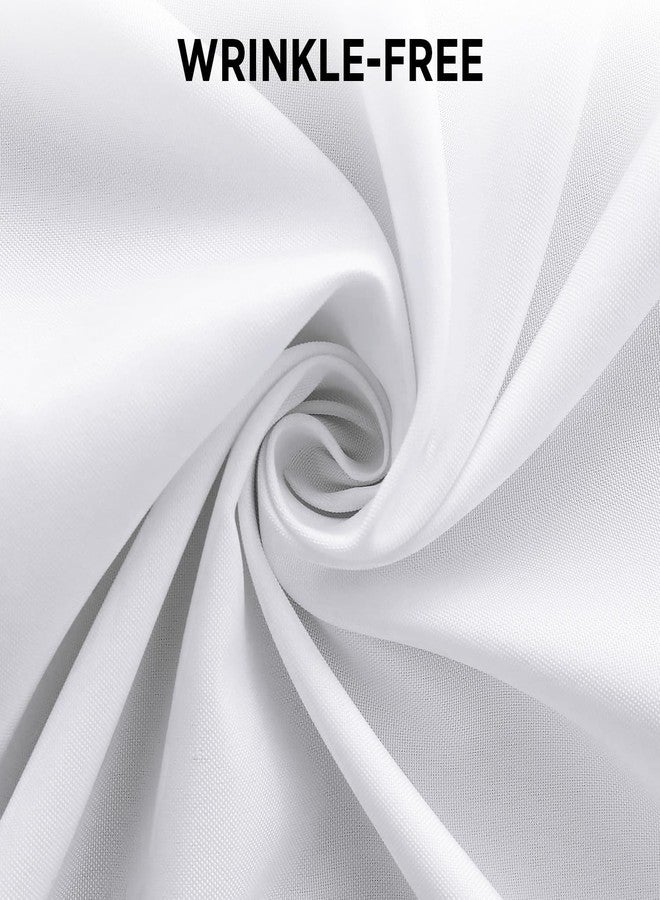 UBICON Premium Cotton Blend Round Tablecloth - Durable, Wrinkle-Resistant, Shape-Retaining - Versatile & Elegant for Any Occasion - Image 3