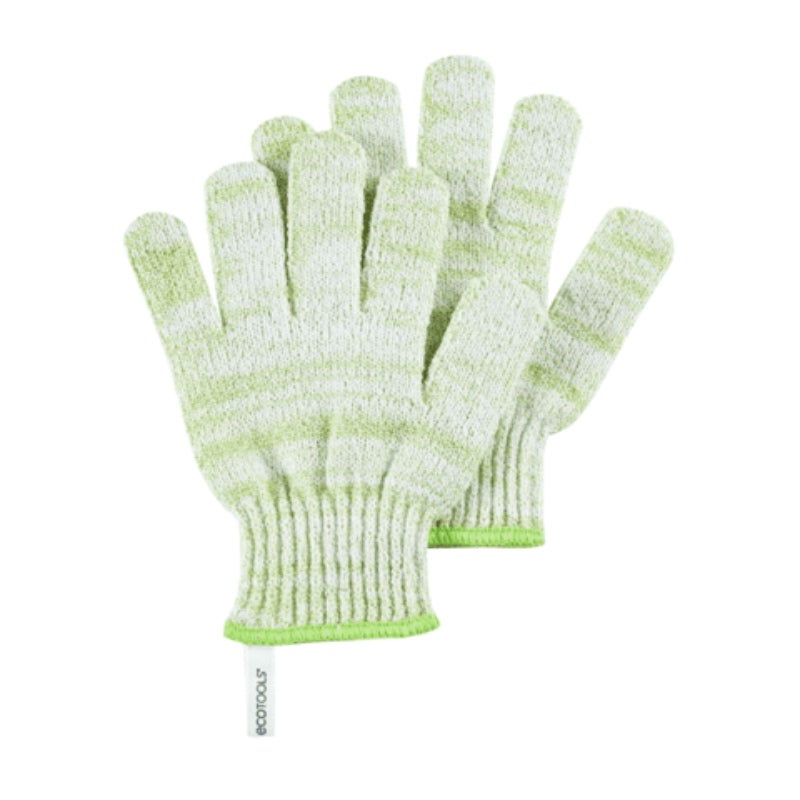 Ecotools Bath & Shower Gloves - green