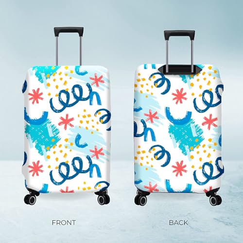 Nasher Miles Polyester 65 (24 Inch) Medium Protective Luggage Cover - Confetti - Image 5