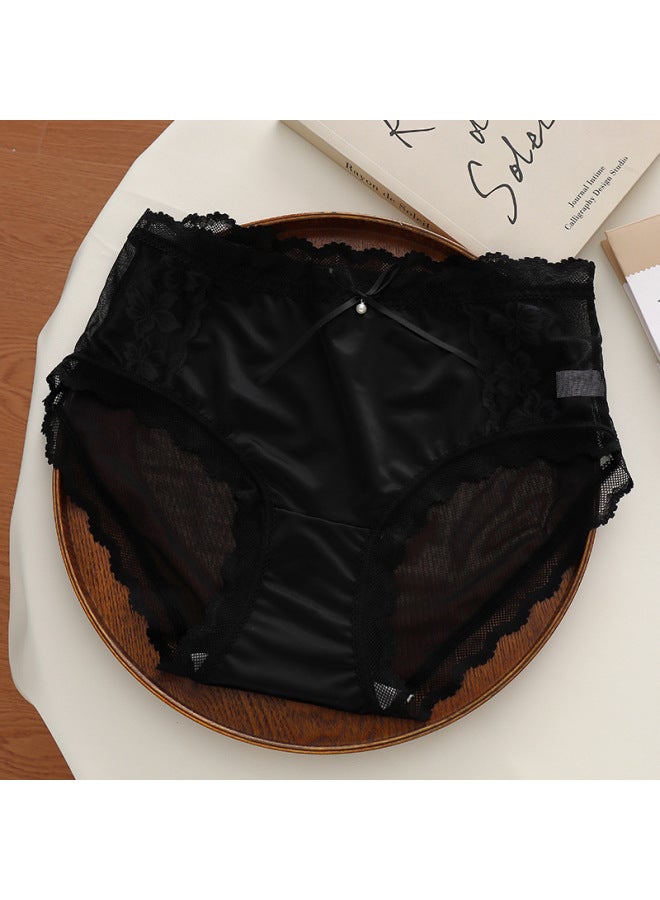 Comfortable And Comfortable Student Girl Underwear A-grade Antibacterial A-grade Baby Cotton Full Cotton Crotch Breathable Mid-waist Women's Briefs