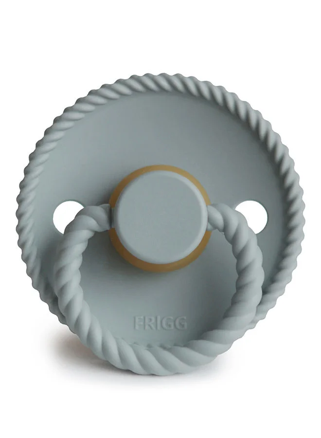 فريج Rope Latex Pacifier, 0-6 Months, Size 1 - French Grey