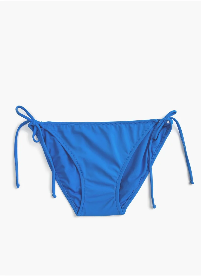 كوتون Bikini Bottom Tie Side Detail