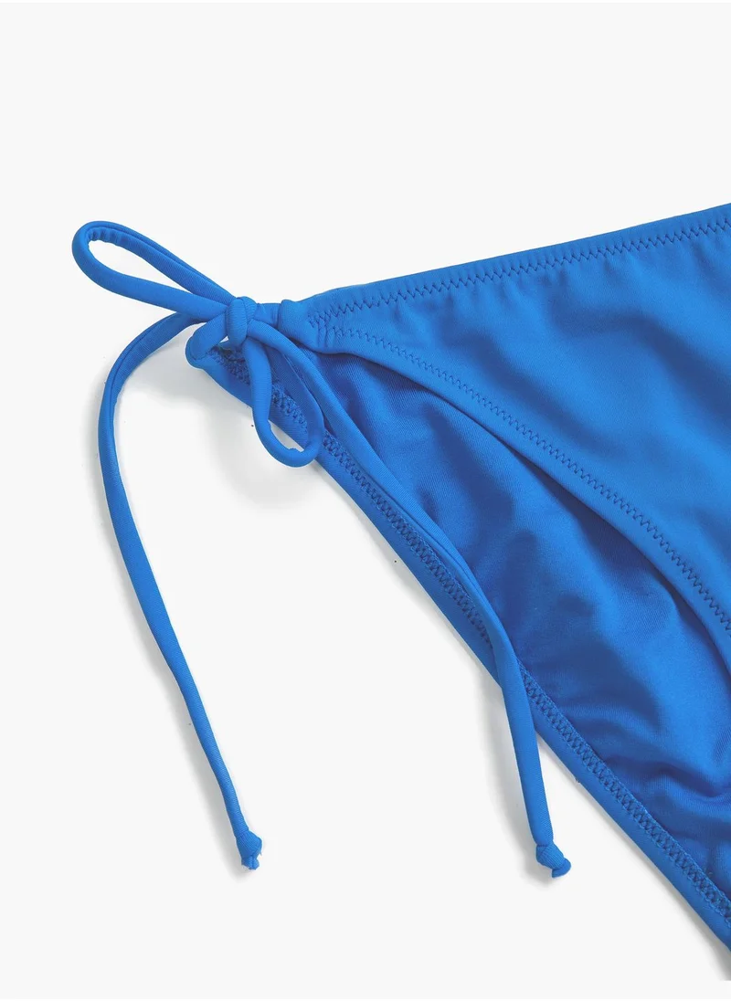 كوتون Bikini Bottom Tie Side Detail