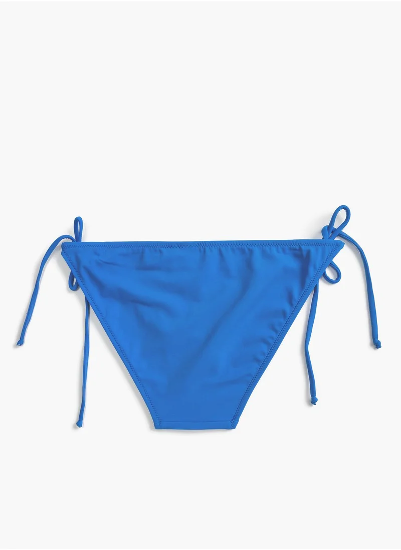 كوتون Bikini Bottom Tie Side Detail