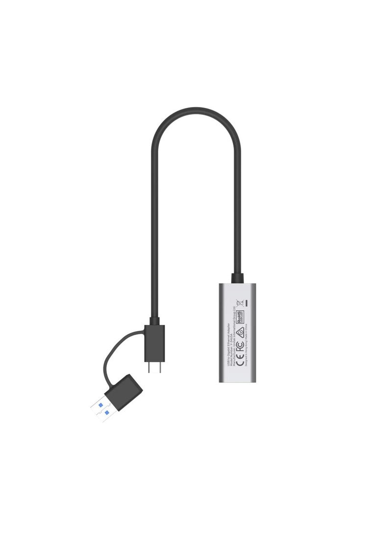 UNITEK محول USB-C و USB-3.1 إلى إيثرنت جيجابت  - Image 1