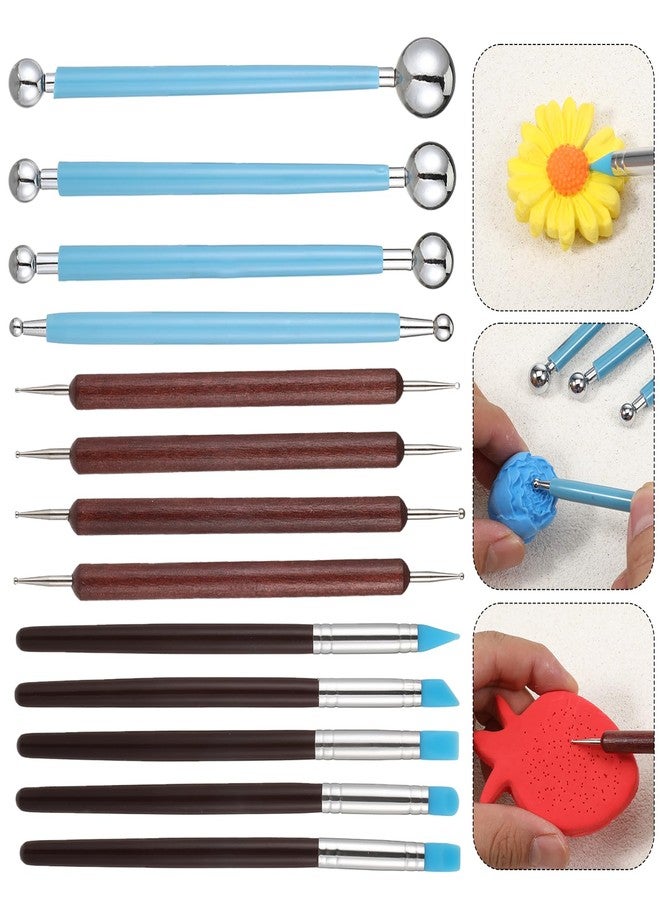 Exclaith 42 Pcs Pottery Tools Pottery Sculpting Tool, Potterys Kit, Clay Sculpting Tools, Ceramics Tool Set with Carrying Case Bag and Apron, for Potterys Wheel, DIY Arts and Crafts - Image 4