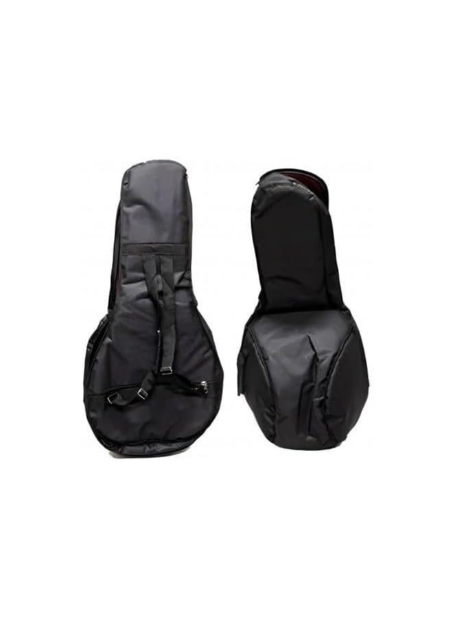 Generic Lute Oud Padded Case Gig Bag Cover with Shoulder Straps & Front Storage Pocket - Black  - Image 3