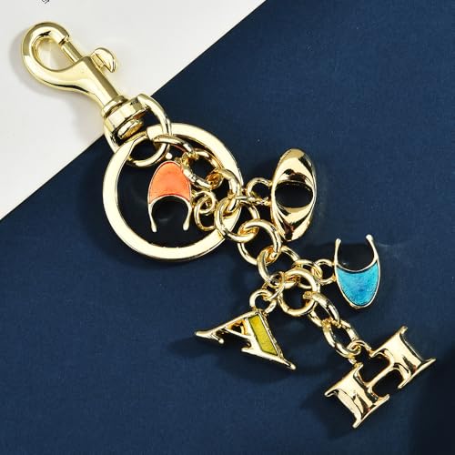 SOPKTA Bag Charms Keychain - Cute Purse Charms for Handbags，Purse Accessories For Women - Alphabet - Image 5