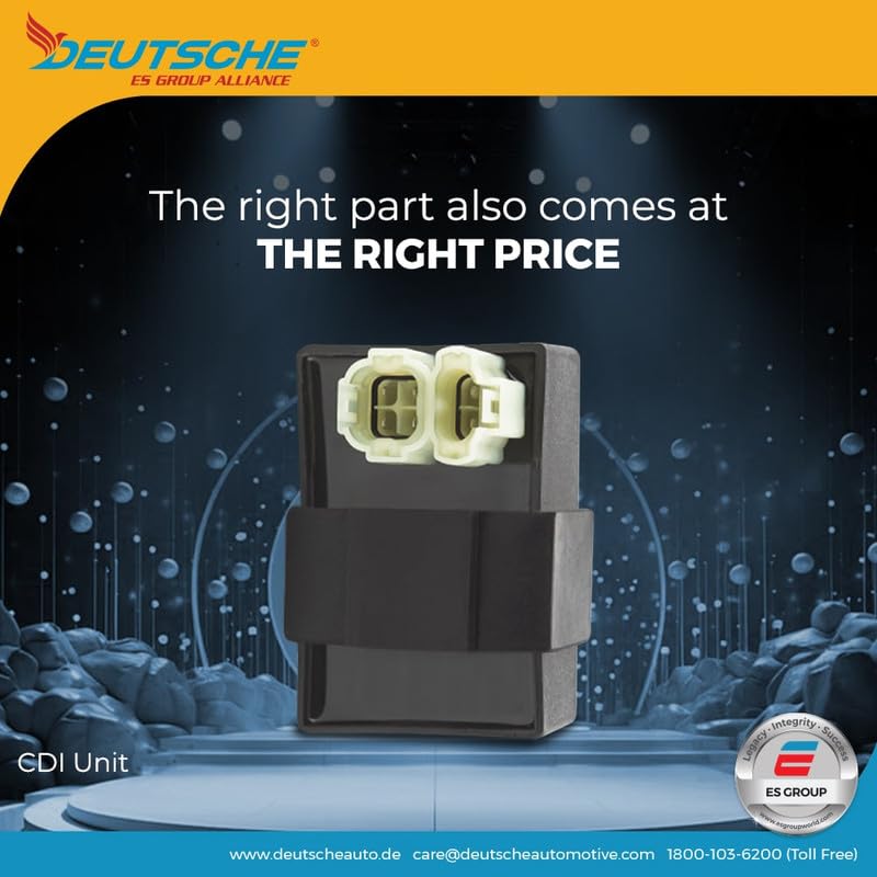 Deutsche Twin Spark DC Fired Black Plastic CDI (4+2+2 pin) Module For Bajaj Discover 135CC (Twin Spark) DC - Image 4