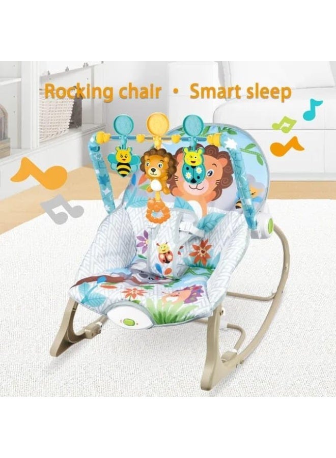 (Ebaby) Musical Rocking Chair for Infants and Toddlers with Vibration Function, Soothing Rocking Toys for Infants and Toddlers, Suitable from Birth - Image 5