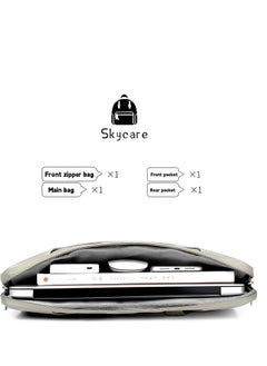 Skycare Skycare Laptop Bag 15.6 Inch, Waterproof Laptop Sleeve Case Business Briefcase, 13-14-15.6 Inch Laptop Carrier,Shoulder Bag for Men and Women  - Image 2