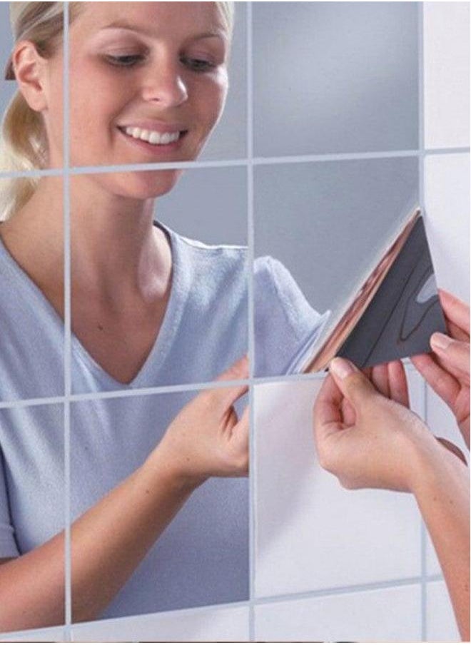 Generic - Removable Mirror Wall Sticker White 60 X 45centimeter - Image 1