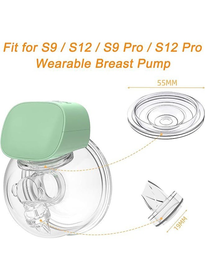 5Pack Silicone Duckbill Valve and 4Pack Silicone Diaphragm, Compatible with S9 / S12 / S9Pro / S12Pro Wearable Breastpump, Electric Breast Pump Parts Replace - Image 2
