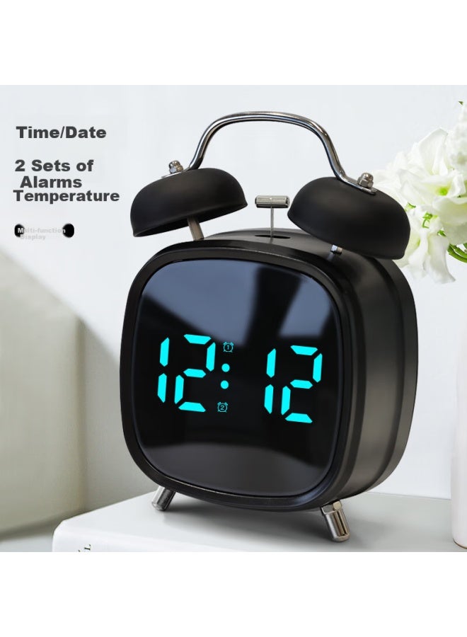 Timess Alarm Clock For High School Students Children Students Special Wake-Up Artifact Electronic Alarm Clock With Large Volume Sound Control Clock New Powerful Wake-Up Alarm Clock Desktop Bedroo