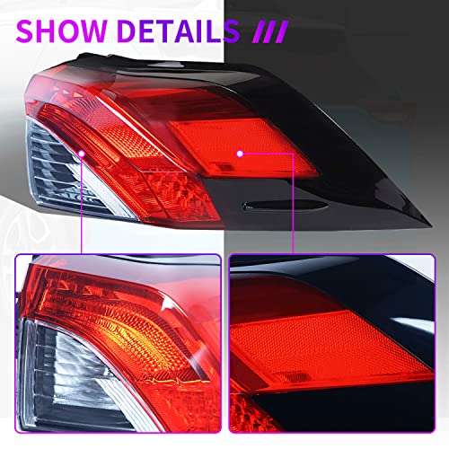 Archaic Tail Light Assembly for Toyota RAV4 2019 2020 2021 2022, Right Passenger Side Rear Break Lamp - Image 2