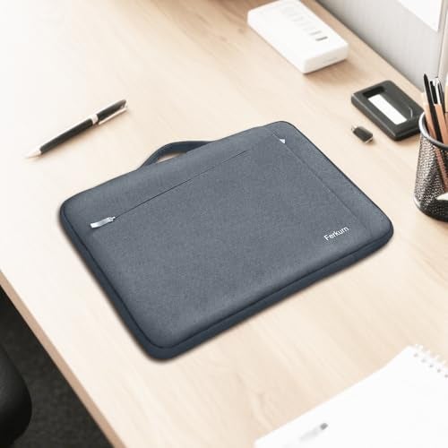 Ferkurn Laptop Case Sleeve for Men Women Chromebook Case Compatible with MacBook Air/Pro Lenovo Surface HP Dell ASUS Acer, 15.6 inch, Gray - Image 2