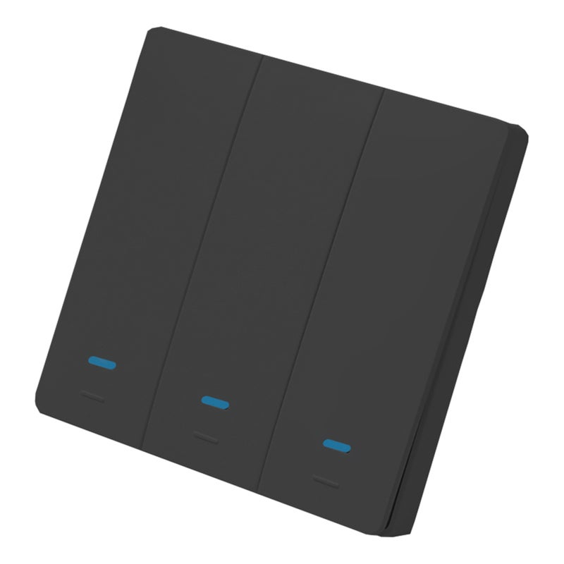 مفتاح إضاءة ذكي لـ Wi-Fi مع زر الضغط - التحكم بالصوت، التحكم عن بعد، التحكم باللمس - متوافق مع Google Assistant - جدول زمني، مؤقت، عداد عكسي - يتطلب سلكًا محايدًا - لا حاجة إلى مركز توصيل - Image 1